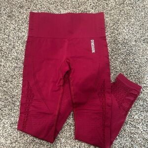 Gymshark Deep Red Leggings